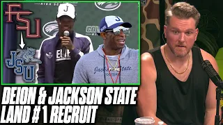 #1 Recruit Decommits From Florida State To Join Deion Sanders At Jackson State | Pat McAfee Reacts