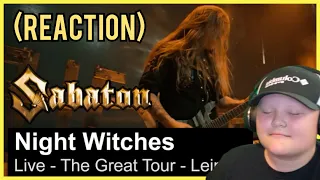 Sabaton - Night Witches (REACTION) The Great Tour Live| Leipzig Germany