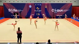 NATIONAL JUNIOR RGG TEAM BULGARIA (BUL) | Podium training 💚  IT Sofia Cup 2023