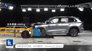 Geely Monjaro краш-тест от C-NCAP ★★★★★