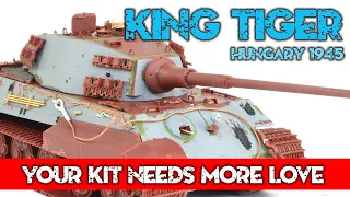 More love to King Tiger, Meng Model TS-031, 1/35 scale tutorial