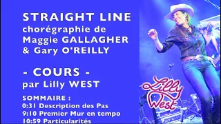 [COURS] STRAIGHT LINE de Maggie GALLAGHER & Gary O'REILLY, enseignée par Lilly WEST