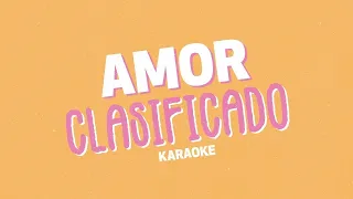 AMOR CLASIFICADO KARAOKE - RODRIGO EL POTRO│ Karaoke Letra