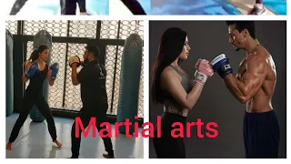 Jacqueline/tiger shroff/Disha patani - martial arts moves