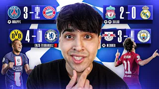 My CHAMPIONS LEAGUE ROUND of 16 PREDICTIONS!!