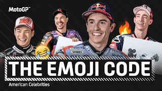 Three emojis to guess the American celebrity! 🇺🇸🤔 | #MotoGP