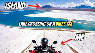 Riding a Motorbike on a Lake to reach an Island (Iranian Countryside) 🟢 🇮🇷 (S1 Ep09)