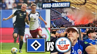 HITZIGER NORDKRACHER MIT PYROSHOW! STADIONVLOG: Hamburger SV - Hansa Rostock | Stadion Vlog