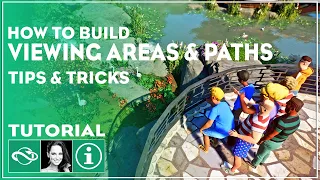 ▶ How to build Paths & Viewing Areas in Planet Zoo Tutorial | Tips & Tricks |