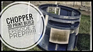 STAR WARS CHOPPER - PART 2 3D printed droid build, update build and progress....SANDING TIME