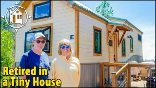 Tiny House retirement in a cozy Tiny House Village - one story design