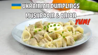 Ukrainian Mushroom and Onion Dumplings | Yummylogy | Tasty Recipes - Worldwide Food