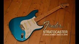 FENDER STRATOCASTER  - MADE IN JAPAN (E Serial)