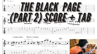 The Black Page (F. Zappa) Trascrizione e intavolatura. ENG: The Black Page (F. Zappa) Score + Tab