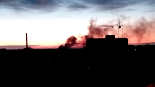 Пожежу на сміттєзвалищі у Бердичеві було видно з центральної частини міста