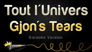Gjon's Tears - Tout l'Univers (Karaoke Version)