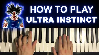 Dragon Ball Super - Goku Ultra Instinct Theme (Piano Tutorial Lesson)