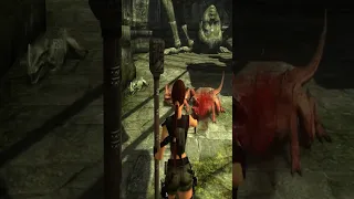 Tomb Raider 8: Underworld-Adrenaline Headshot Continuously Shooting  With Pole Glitch #shorts