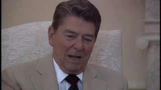 President Reagan's Interview with John Casserly, on Barry Goldwater, on July 8, 1986