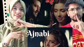 Indian reacts to Ajnabi - Official | Atif Aslam Ft. Mahira Khan