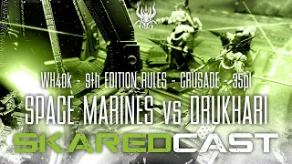 Crusade 40k; *NEW MARINES* vs Drukhari; Warhammer 40000; 9th Edition Battle Report