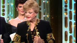 Angela Lansbury Wins Best Actress TV Series Drama - Golden Globes 1985
