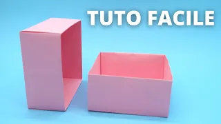 Comment faire une boite en papier origami Facile TUTO