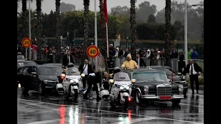 Security tackle man who ran at Moroccan king's car during pope parade