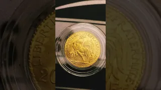 1909 France 20 Franc #Gold #Coin