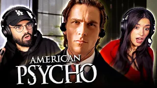 Our first time watching AMERICAN PSYCHO (2000) blind movie reaction!