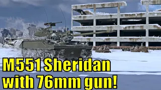 M551 Sheridan (76) - Airborne General battlepass - War Thunder