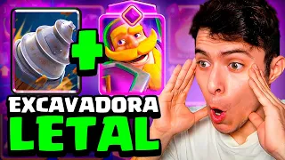 ESTE ES MI NUEVO MAZO FAVORITO DE EXCAVADORA EN EL NUEVO META DE CLASH ROYALE!