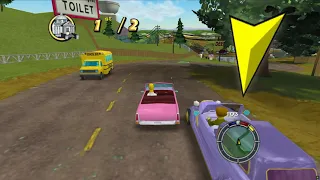 The Fat And Furious - Simpsons Hit & Run - Homer Races To Mr. Burns To Confront Him On The Wasps