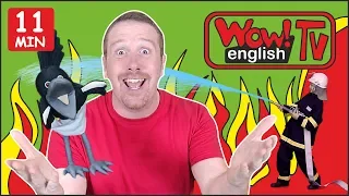 Jobs for Boys and Girls. Stories for Kids from Steve and Maggie | Free Speaking Wow English TV