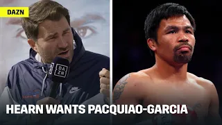 Manny Pacquiao vs. Mikey Garcia In 2020? Eddie Hearn Wants To Make It Happen