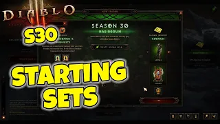 Staring Sets and Conquests Diablo 3 Season 30