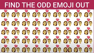 HOW GOOD ARE YOUR EYES l #85 l  Find The Odd  Emoji out l Emoji Puzzle Quiz  l kk arcade master