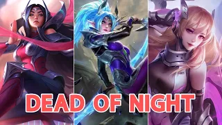 CINEMATIC BATTLE - AOV VS MLBB VS LOL WR VS KOG - DEAD OF NIGHT - CINEMATIC COMPARISON