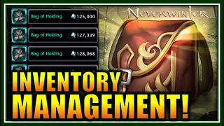 Don't Miss Out on Super Cheap Inventory Space! (PC) Inventory Management Tips - Neverwinter 2024