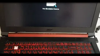 Acer Nitro 5 No Bootable Device. Решение.