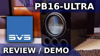 SVS PB16-ULTRA SUBWOOFER | Review and Demo!