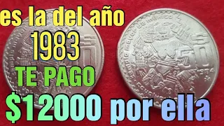 TE PAGO $12000 PESOS POR ESTA MONEDA DE $50 PESOS COYOLXAHUQUI!!!