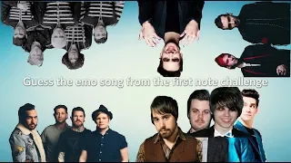 GUESS THE EMO SONG FROM THE FIRST NOTE CHALLENGE (FOR CRANKTHATFRANK, THE EMO GOD)