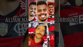 ALLAN SIMPLESMENTE NAO CONSEGUE PARAR DE SORRIR NO FLAMENGO #Shorts #Flamengo #Futebol #Allan