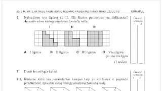 2013 matematikos PUPP 6 užduotis