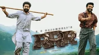 RRR Movie HD NTR Ram Charan Ajay Devgn Alia Bhatt Movie New South Indian Movie 2022 Superstar Ntr