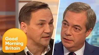 Nigel Farage Becomes Passionate During Brexit Trade Debate | Good Morning Britain