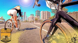 Потрясающая 🚴‍♂️Велогонка La Strada по перекрытой Москве 4️⃣0️⃣ км.  Синдром Сметкина