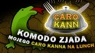 Komodo zamówił u mnie gorące danie z obrony Caro-Kann w wersji klasycznej...