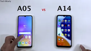 SAMSUNG A05 vs SAMSUNG A14 - Speed Test